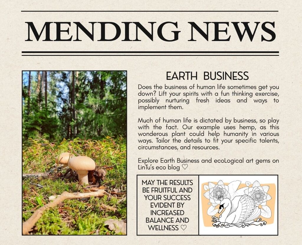 Healing News about Earthly Pace by LinTu.studio