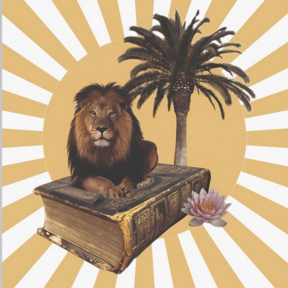 An image of framed Book Beast poster by LinTu.studio