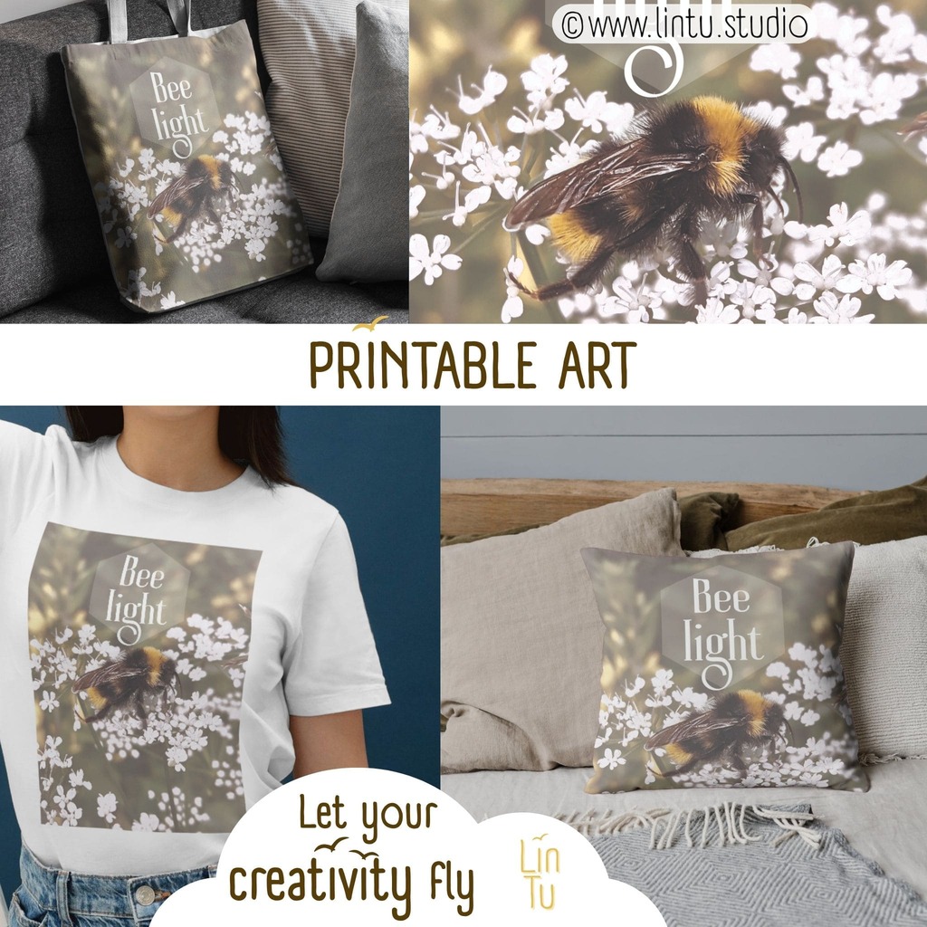 Bee Light art set with CMYK profile by www.LinTu.studio