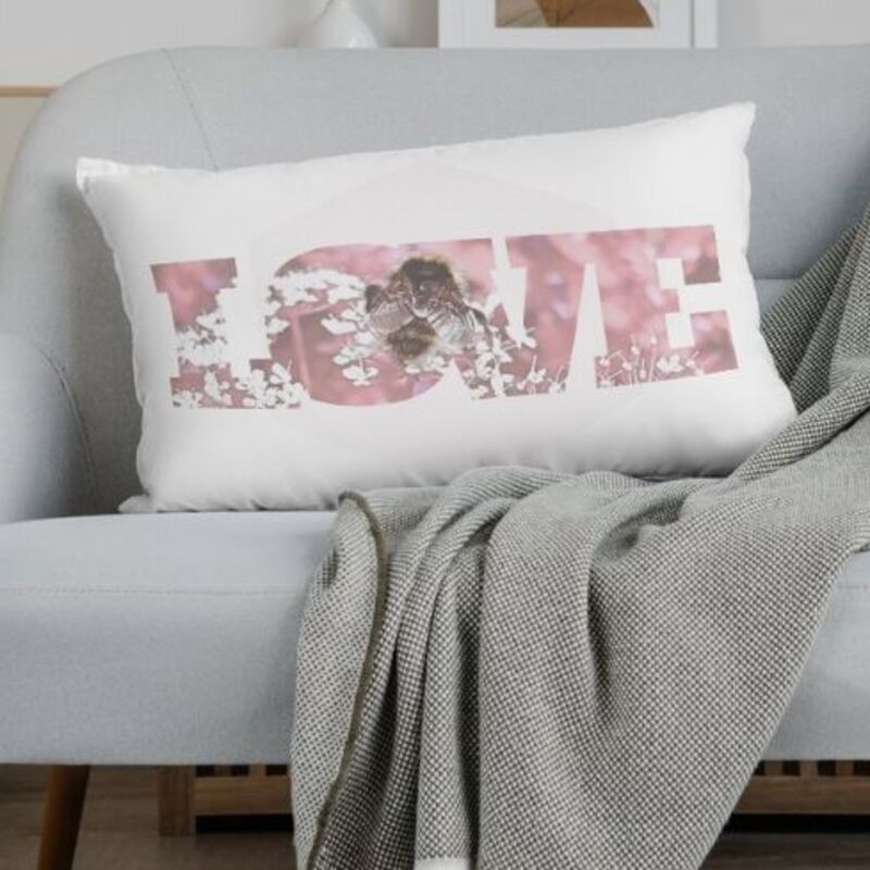 Bee Light cushion cover