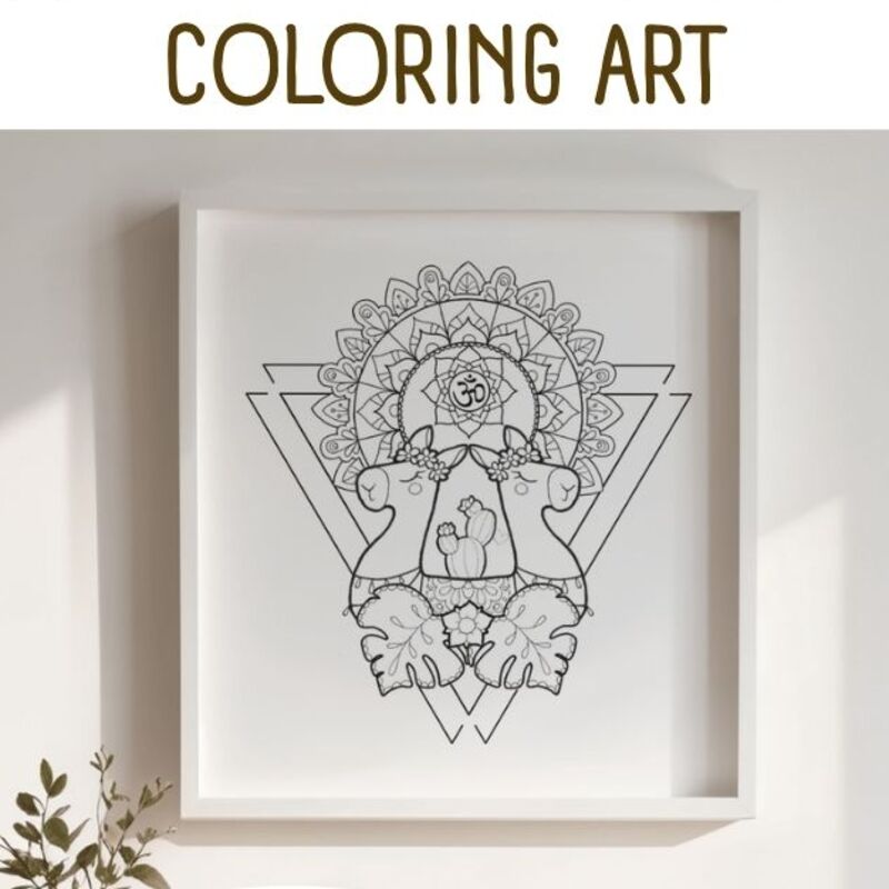DIY wall art made of Stay Llamazing