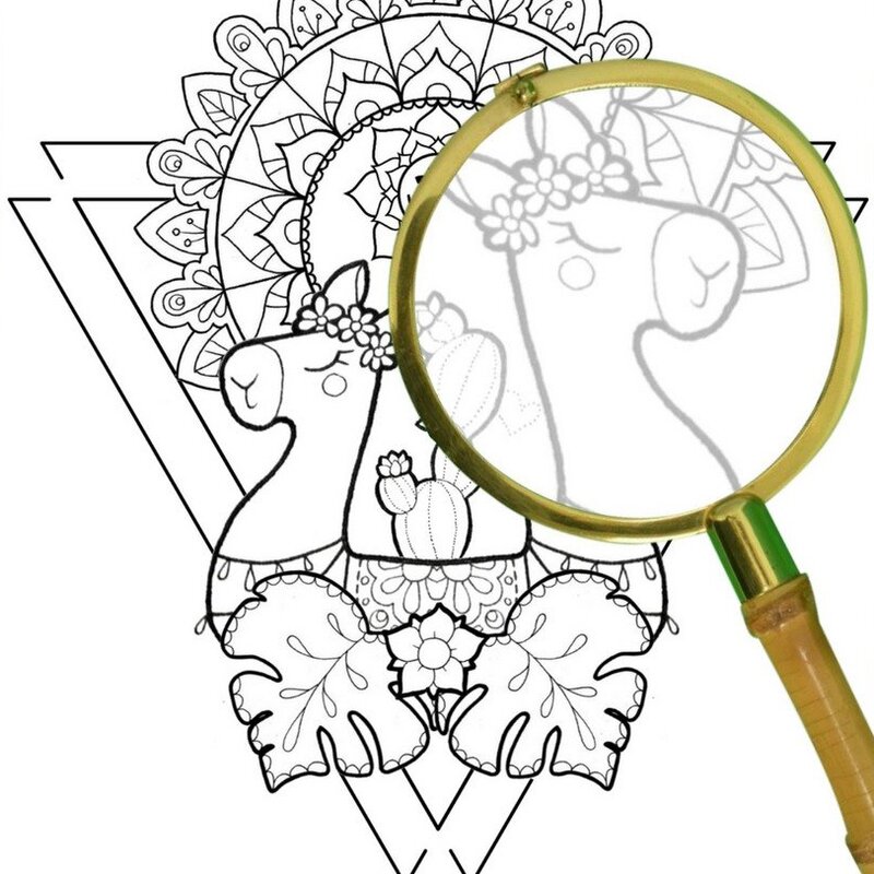 Stay Llamazing coloring pages