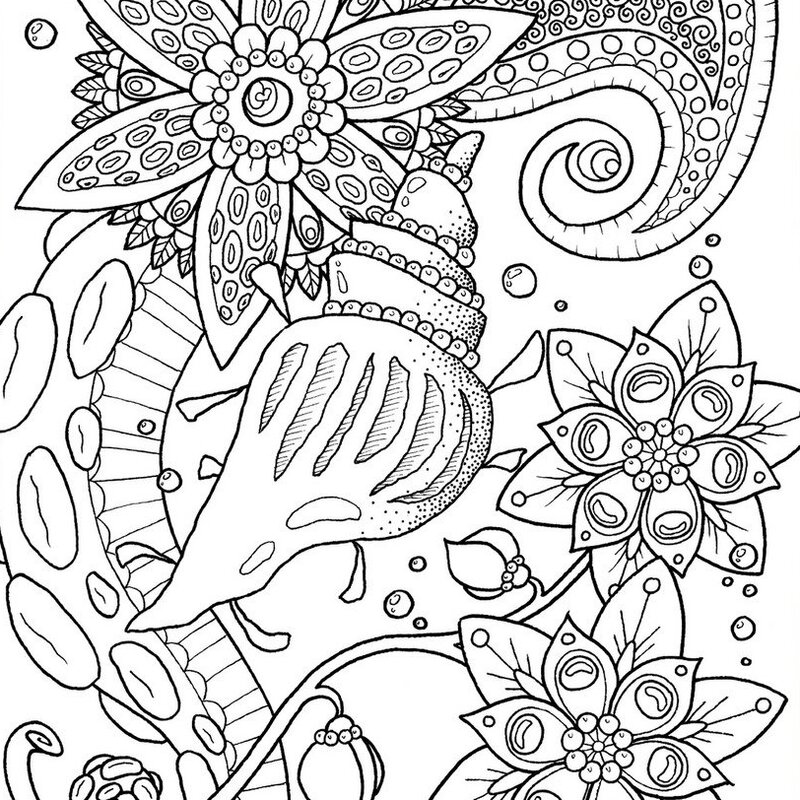 Sea Dreams coloring pages