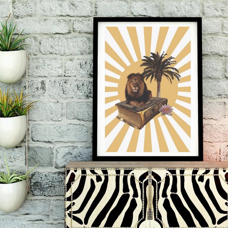 Book Beast poster by LinTu.studio