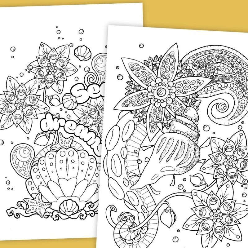Sea Dreams coloring pages